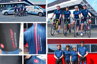 afbeelding Cycling Team Nijhuis & Wigger klaar voor de Amstel Gold Race