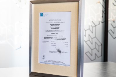 afbeelding NWFF ontvangt ISO 9001:2015 certificaat